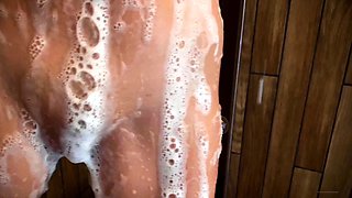 Busty brunette solo masturbation