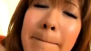 Kaomi Amamiya fucks her asshole and vagina with dildos same