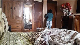 sister-in-law fucked fast while her husband showers