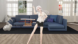 mmd Genie Office Lady Uniform