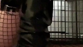 Large amateur cam woman uses two of her toys to masturbate