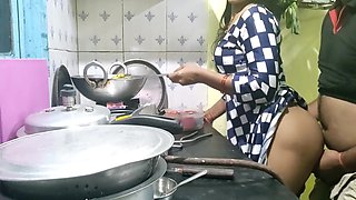 Indian Bhabhi Cooking In Kitchen And Brother In Law Fucking