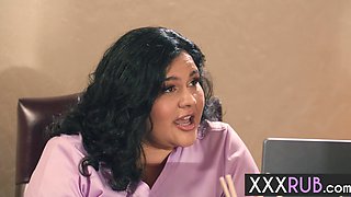 BBW Karla Lane gave a perfect massage