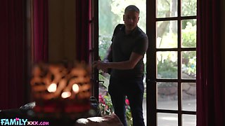 Stepfather loves my teenage pussy the most (Maria Angel)