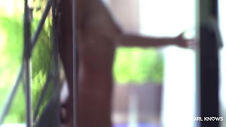 Emelie Crystal's Blonde Lesbian Party in a Glamorous Poolside Frenzy