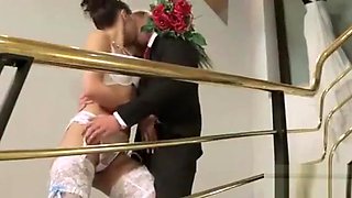 Bride Jessica Koks get fucked at Photoshooting