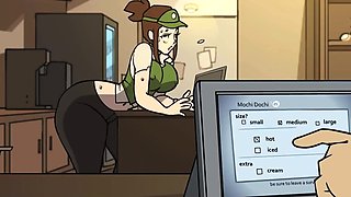 Hired new Barista with new amazingly huge ass!