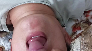 Neighbor deep throat expert sucker