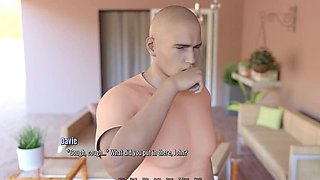 Heart Problems Ch 10: John and Amelie Fuck While Dad Cooks Meat - Big Tits MILF Blowjob Thighjob