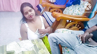 Hot & Beautiful Maid Is Helping for Handjob for Out of Greed