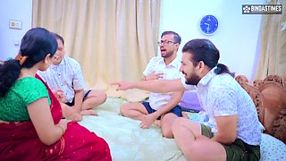 Indian High School MILF Teacher Gangbang