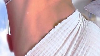 Great Big Boobs On Masturbating Redhead