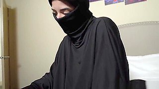 Muslim teen 18+ Gabriela Lopez watch out for her Step dad