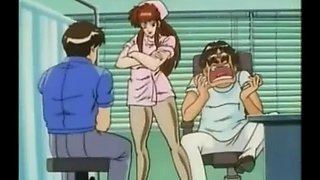 Powerless cartoon character becomes a slave of a nurse