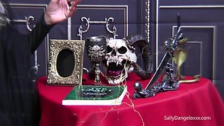 Sally D'Angelo's Mature Blonde Lingerie Sparks Ultra Passion