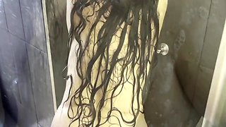 Hot Turkish Girl Takes Shower With Wet Shirt