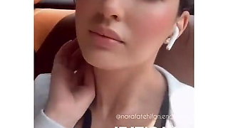 Hot Nora Fatehi shows her big milky boobs