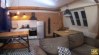 Hunt4k. successful dude buys home appliances and perfect female cheap