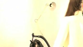 Brunette slave girl enjoys the harsh fetishes of a bdsm game