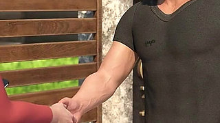 Burning Boundaries 27 - Lara Gives Handjob in the Kitchen While Realtor Is Busy
