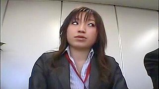 Her pants are taken off, a vibrator is inserted, and she squirts with fingering.