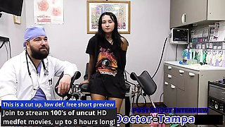 Dr Tampa Gyno Exam - Zombae's First Time Medical Fetish with Finger Fucking & Moaning Teen