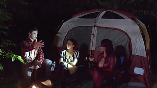 Roxie Sinner and Sarah Arabic going crazy on a dick