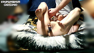 Bound Wife Dildo Fucked While Giving Blowjob (260224C)