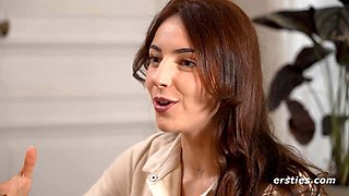 Teasing French Couple Venus and Martin Prepare for Truth or Tease Challenge Part 1
