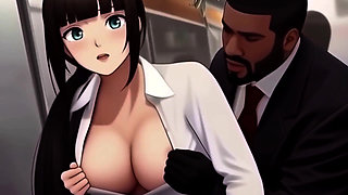 Beautiful Exotic Cartoon Women Get Free Used On The Public Train