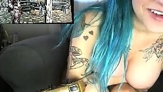 Big boobs milf masturbates with her dildo