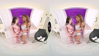 Aria Carson, Zlata Shine VR Porn: Say Hello To My Friend - VirtualTaboo