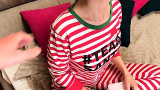 Step Siblings Home Alone, He Takes Care of Her in a Naughty