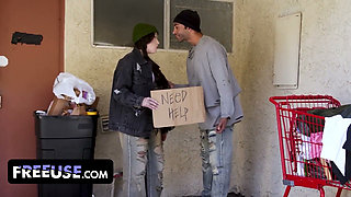 He Brings Home a Dirty Hitchhiker and She Thanks Him the Only Way She Knows How